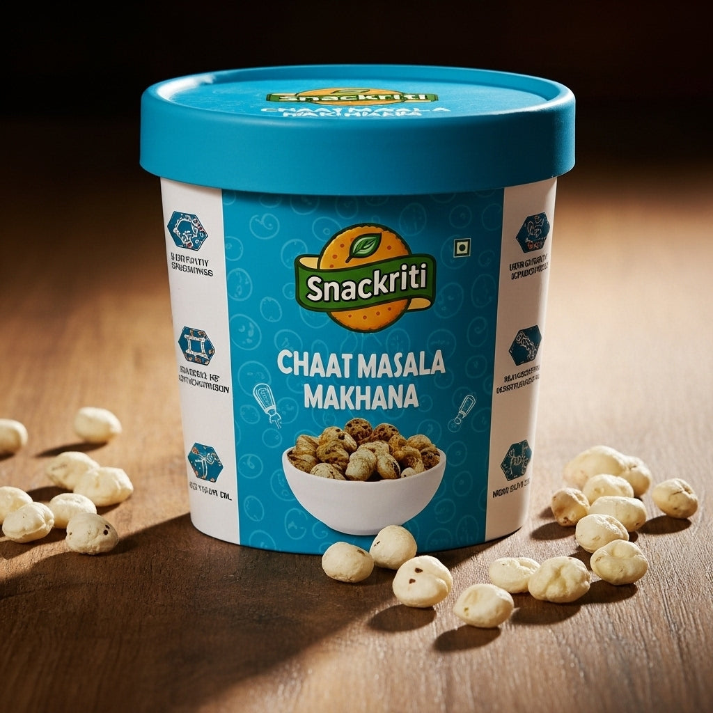 Chaat Masala Makhana (30GM) – Tangy, Crunchy & Healthy