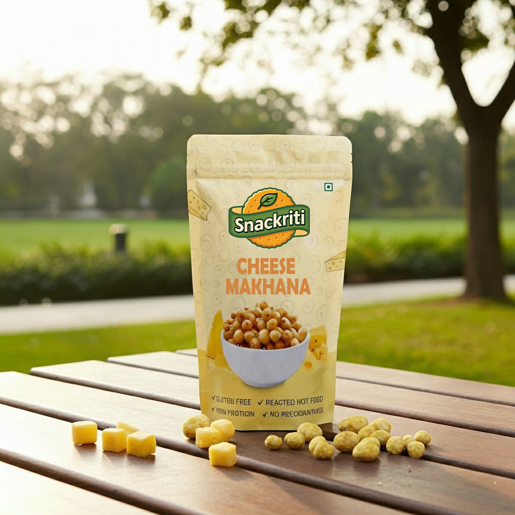 Cheese Makhana (30GM) – Savory, Crunchy & Nutritious
