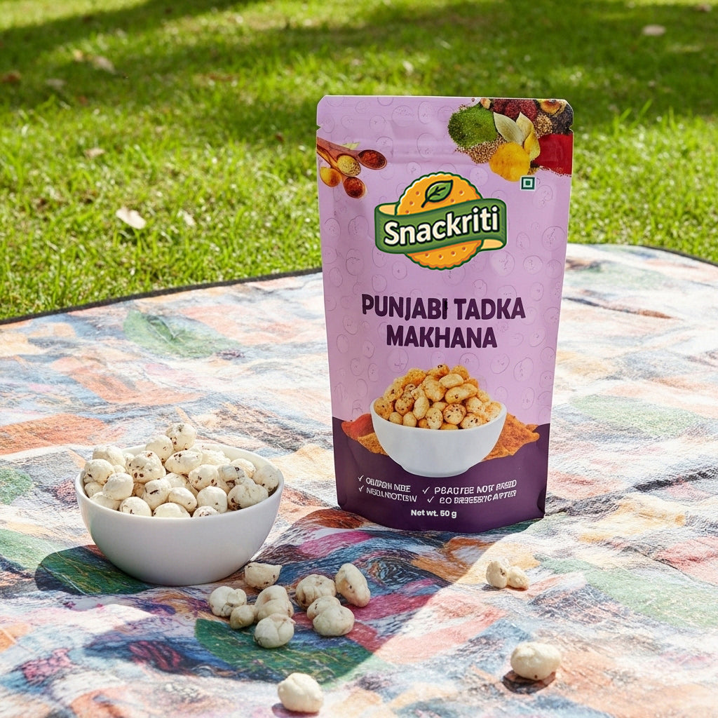 Punjabi Tadka Makhana (50GM)-Feel the Heat, Love the Crunch