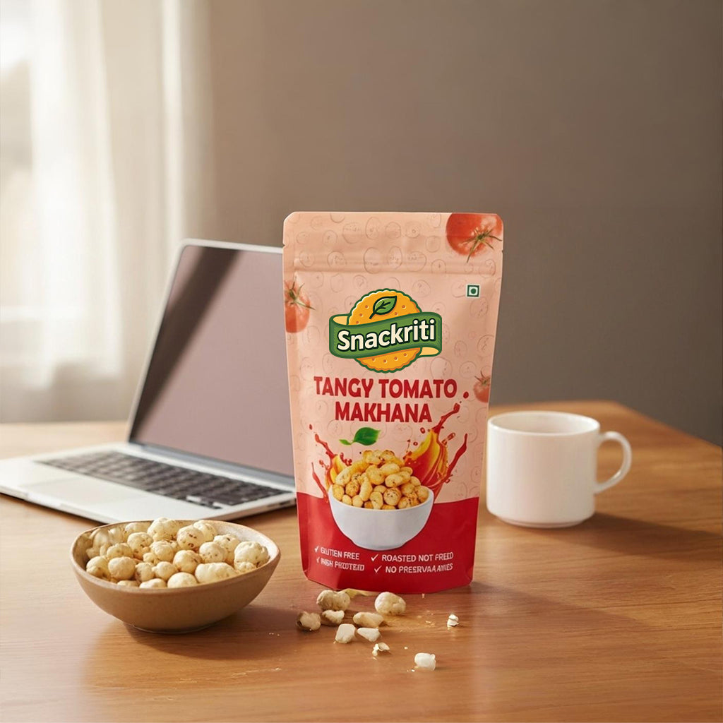 Tangy Tomato Makhana (30GM) – Zesty, Crunchy & Healthy