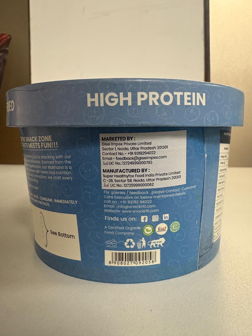 Chaat Masala Makhana (30GM) – Tangy, Crunchy & Healthy