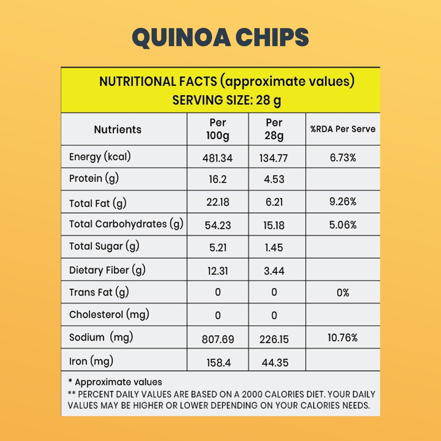 Snackriti Quinoa Chips (36g)