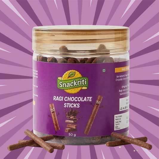 Snackriti Ragi Chocolate Sticks (50g)