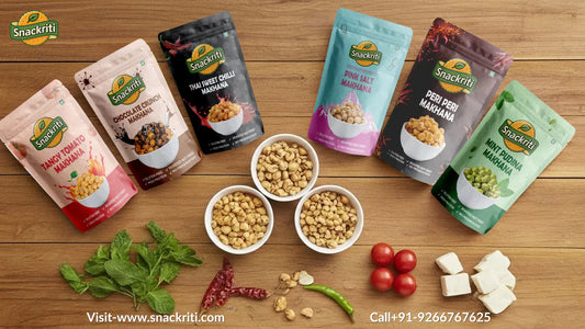 Why Snackriti is the Leading Makhana Manufacturer in NOIDA You Can Trust