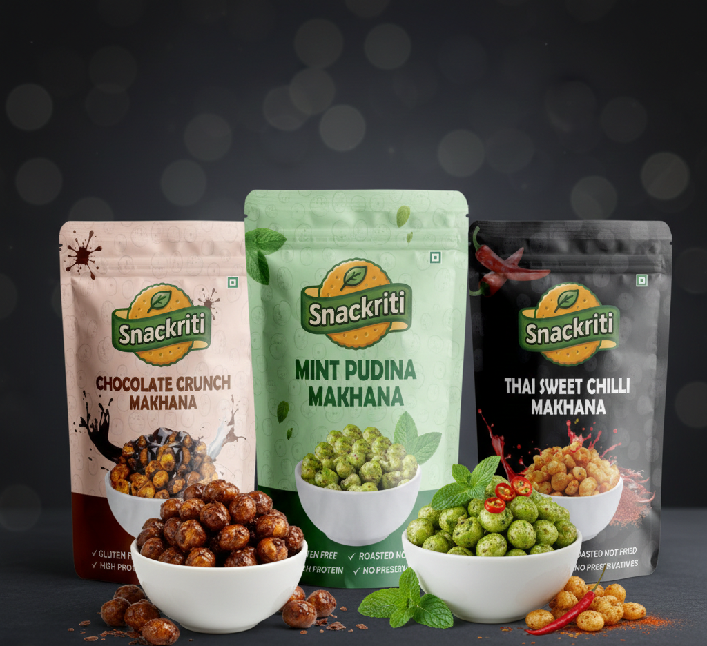 Snackriti - Buy Healthy Makhana Snacks Online | Roasted