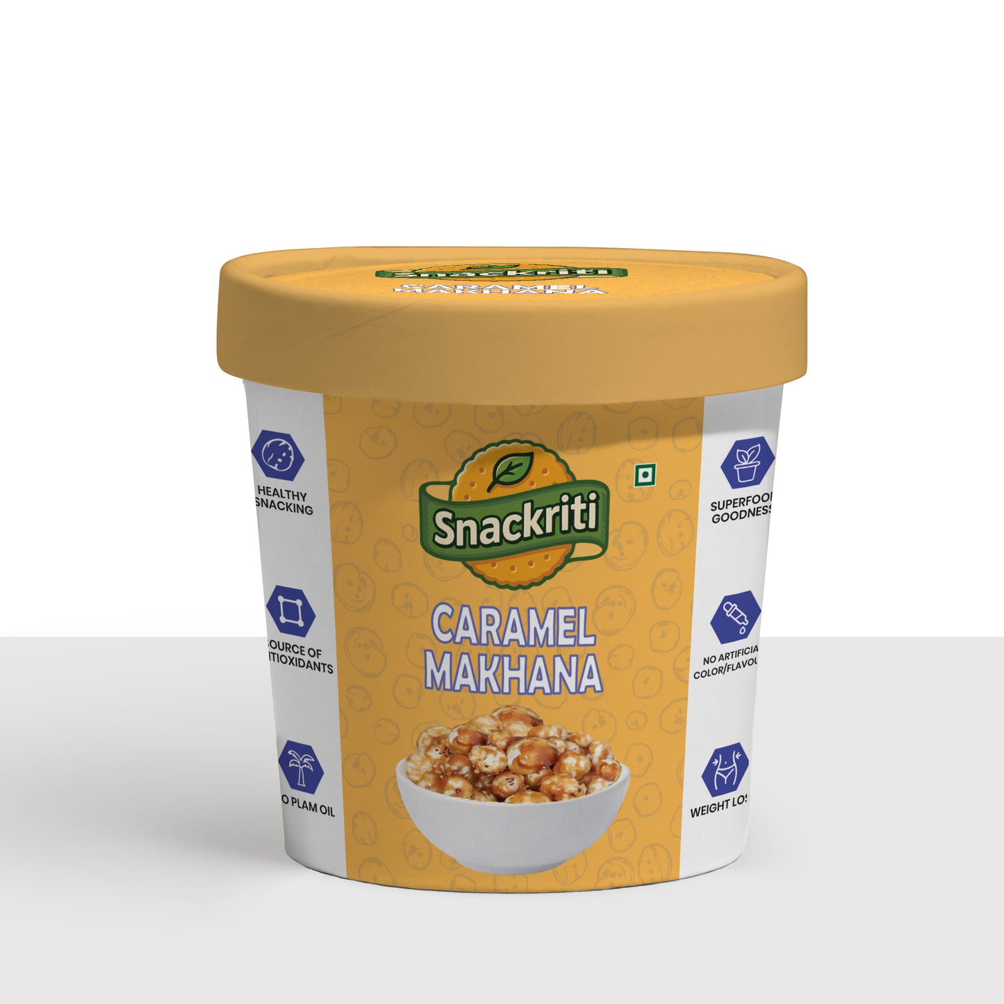 Caramel Makhana (30GM) – Sweet, Crunchy & Wholesome