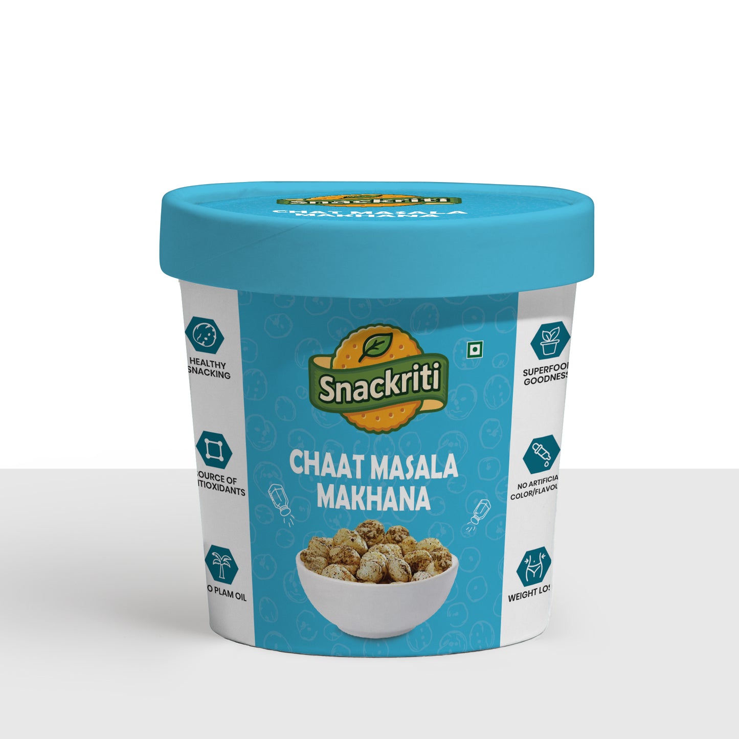 Chaat Masala Makhana (30GM) – Tangy, Crunchy & Healthy