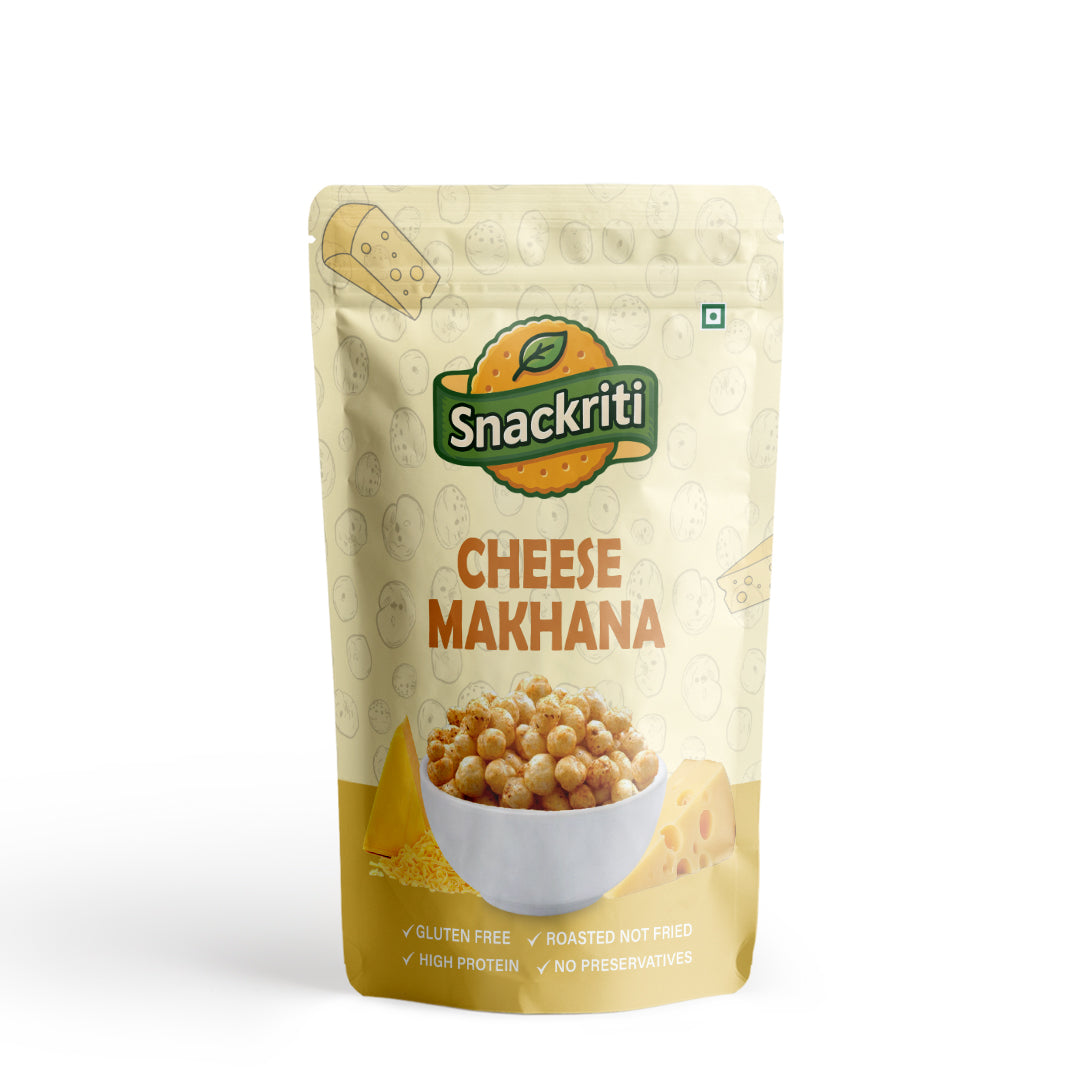 Cheese Makhana (30GM) – Savory, Crunchy & Nutritious