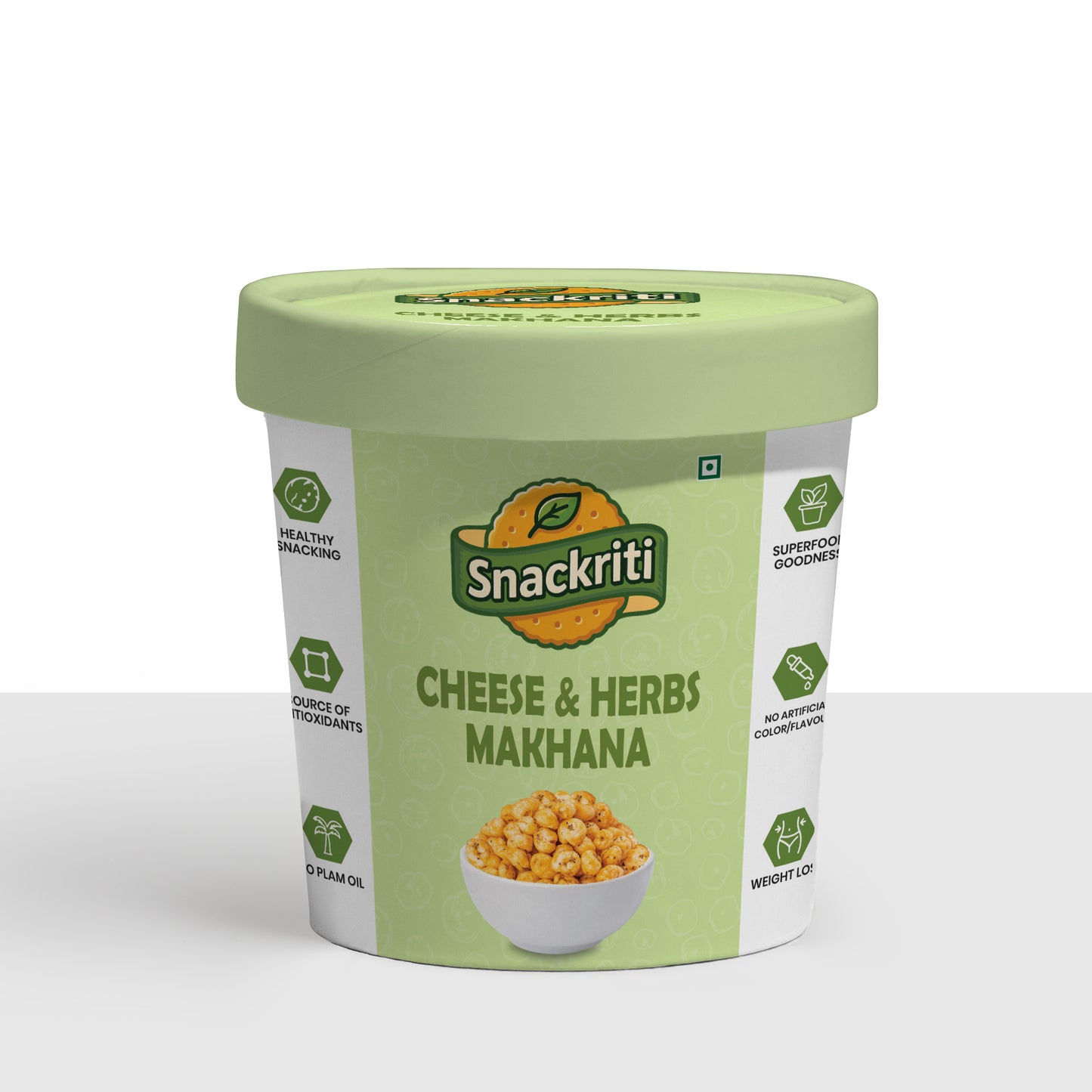 Snackriti Cheese Makhana (30 g) – Cheesy, Crunchy & Irresistible