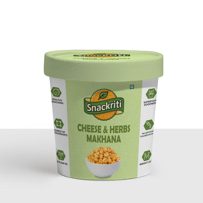 Snackriti Cheese Makhana (30 g) – Cheesy, Crunchy & Irresistible