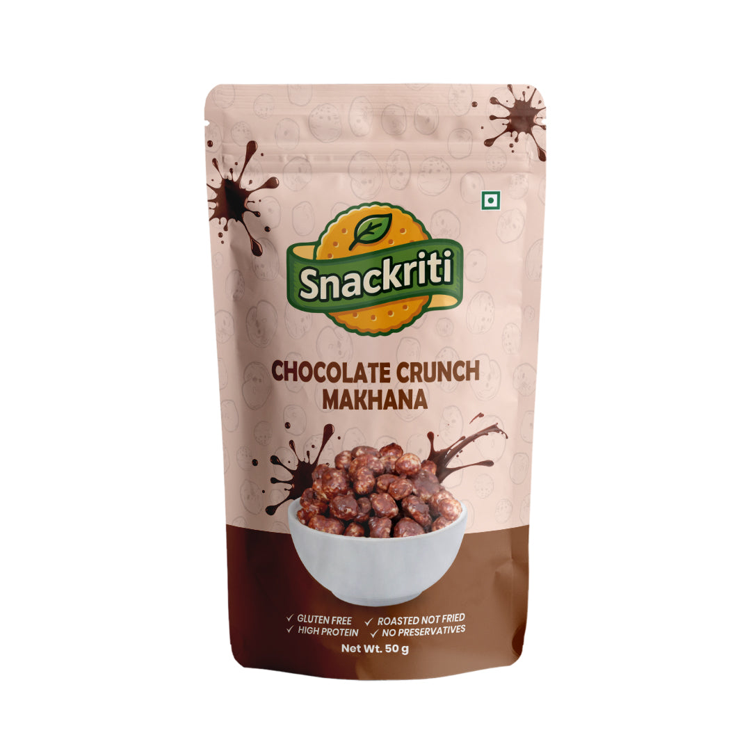 Chocolate Crunch Makhana (50GM)– Sweet, Crunchy & Decadent