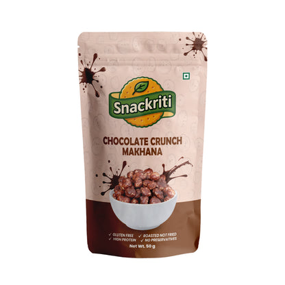 Chocolate Crunch Makhana (50GM)– Sweet, Crunchy & Decadent