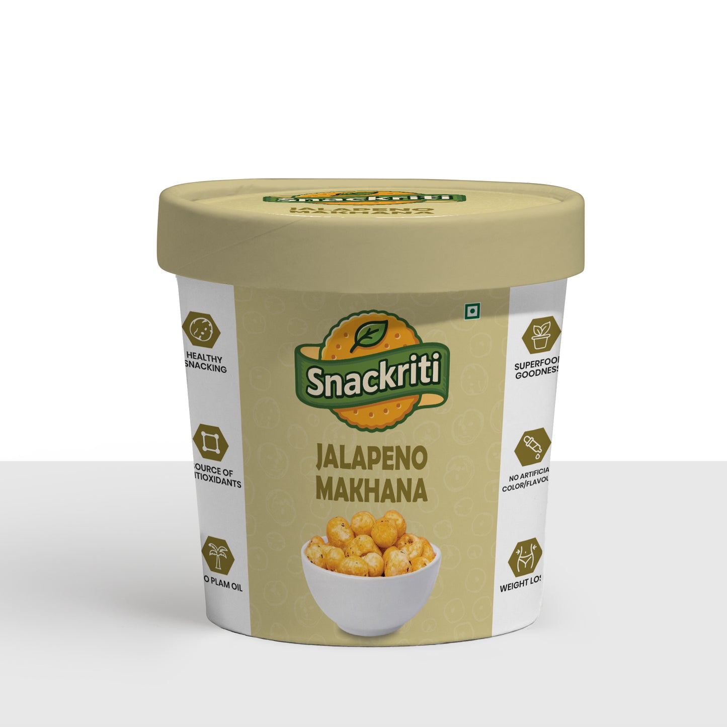 Jalapeno Makhana (30GM)– Spicy, Crunchy & Flavorful