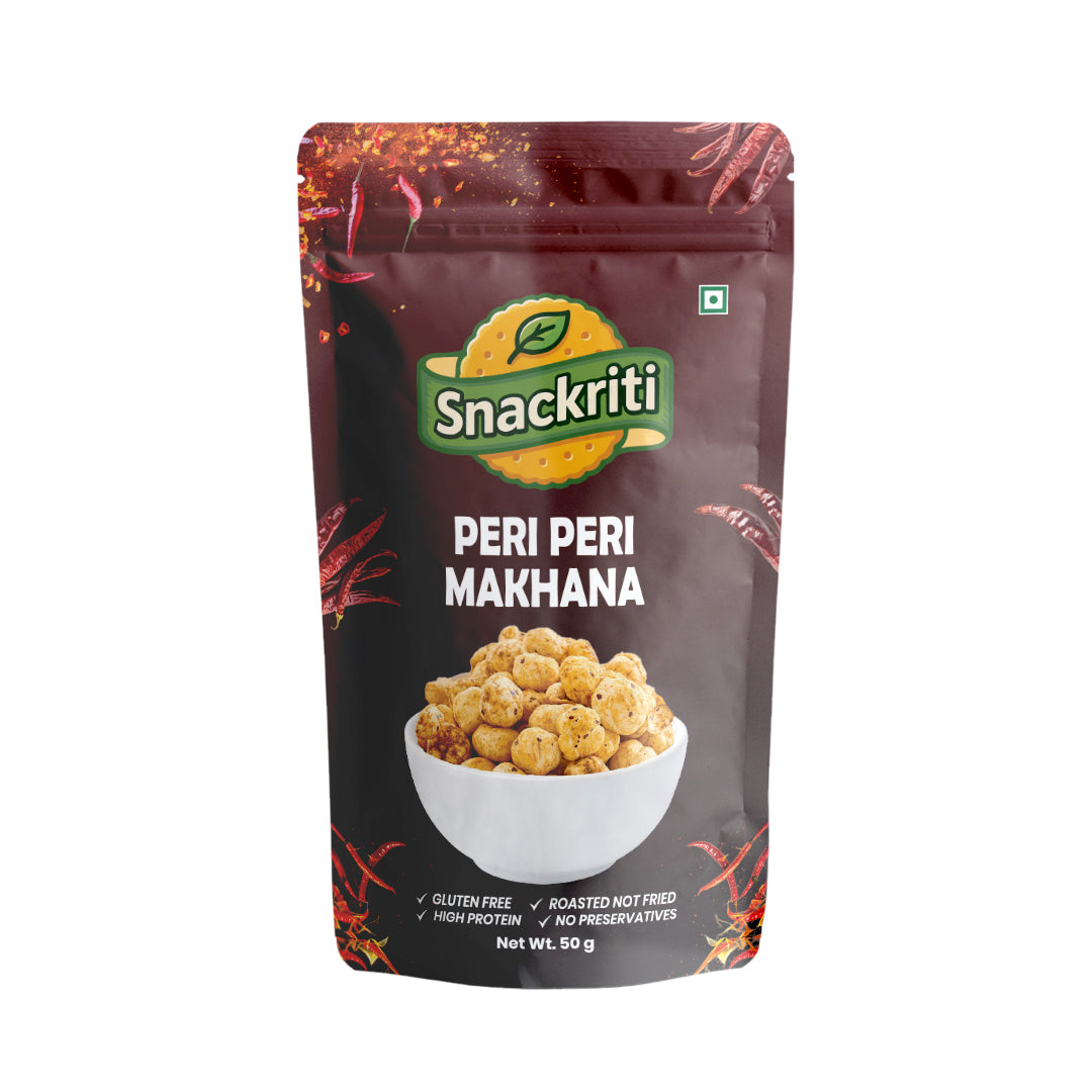 Peri Peri Makhana (50GM)-Spicy, Crunchy, and Full of Flavor