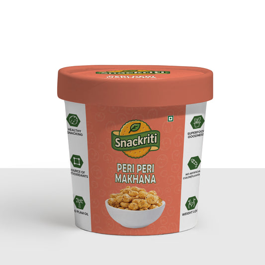 Peri Peri Makhana (30g) – Fiery, Crunchy & Addictively Spicy