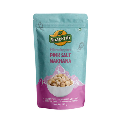 Himalayan Pink Salt Makhana (50GM)– Light, Crunchy & Wholesome