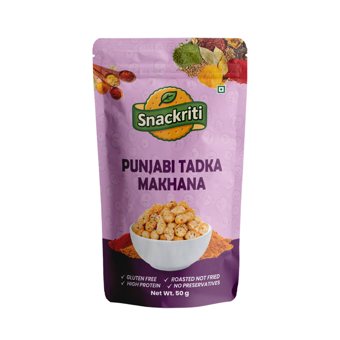 Punjabi Tadka Makhana (50GM)-Feel the Heat, Love the Crunch