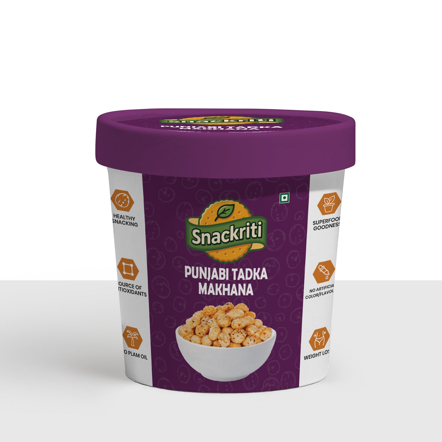 Snackriti Punjabi Tadka Makhana (30GM) – Bold, Spicy & Irresistibly Crunchy