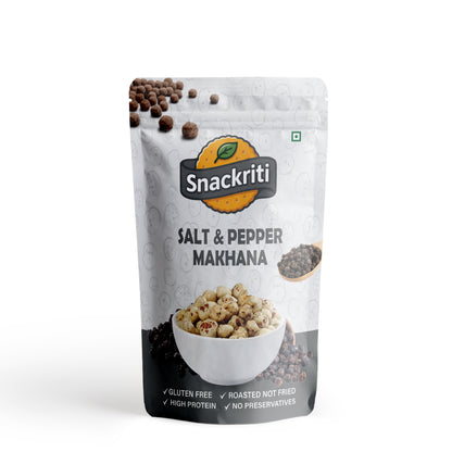 Salt & Pepper Makhana (30GM) – Classic, Crunchy & Savory