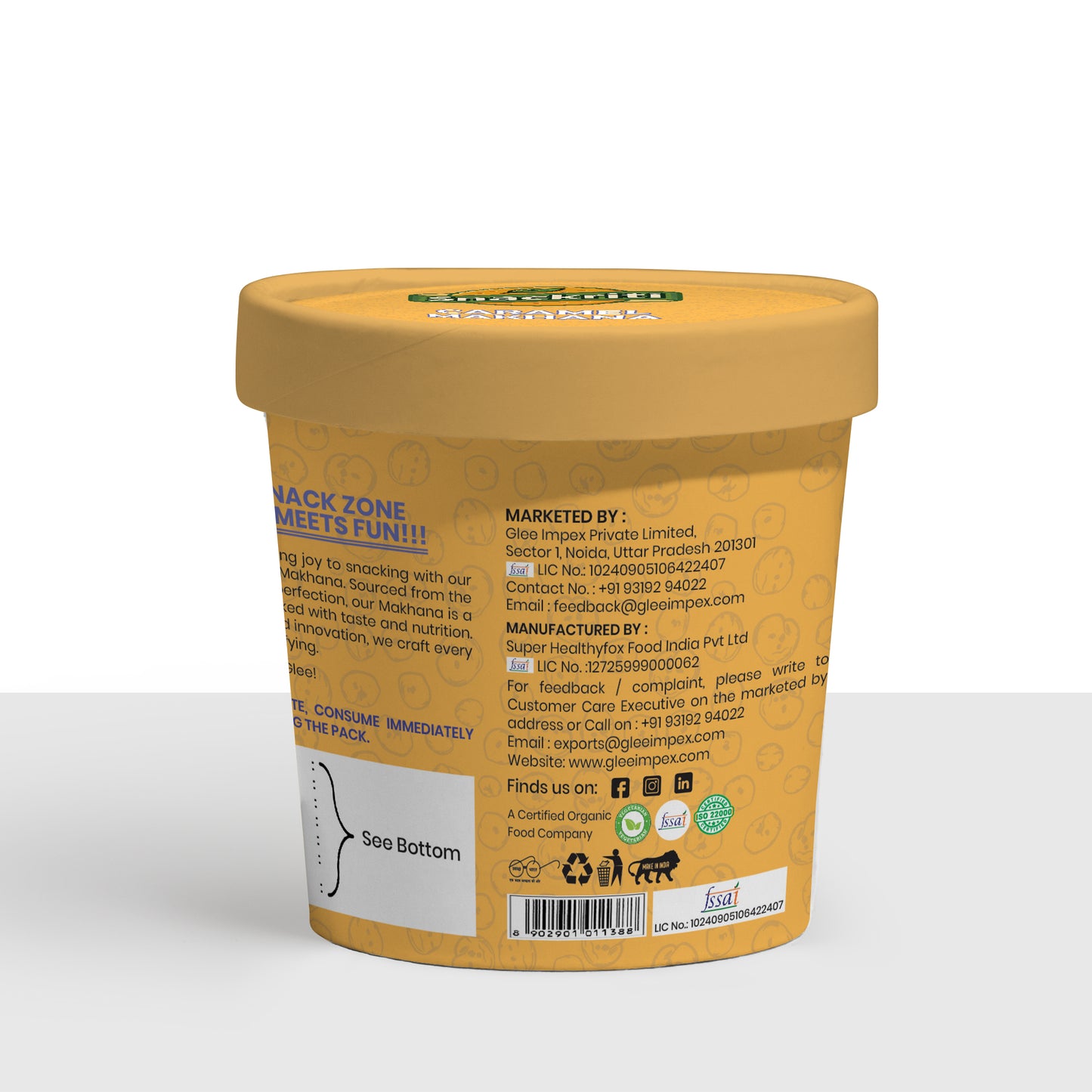 Caramel Makhana (30GM) – Sweet, Crunchy & Wholesome