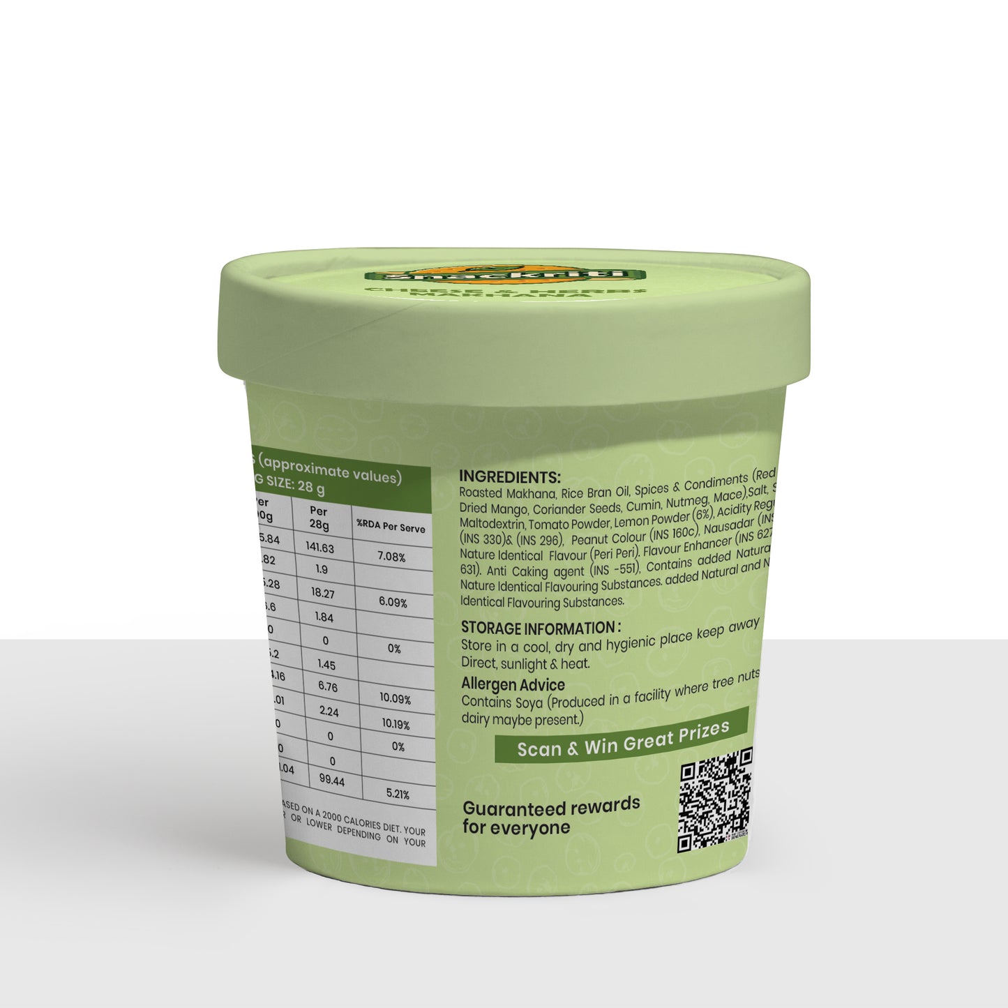 Snackriti Cheese Makhana (30 g) – Cheesy, Crunchy & Irresistible