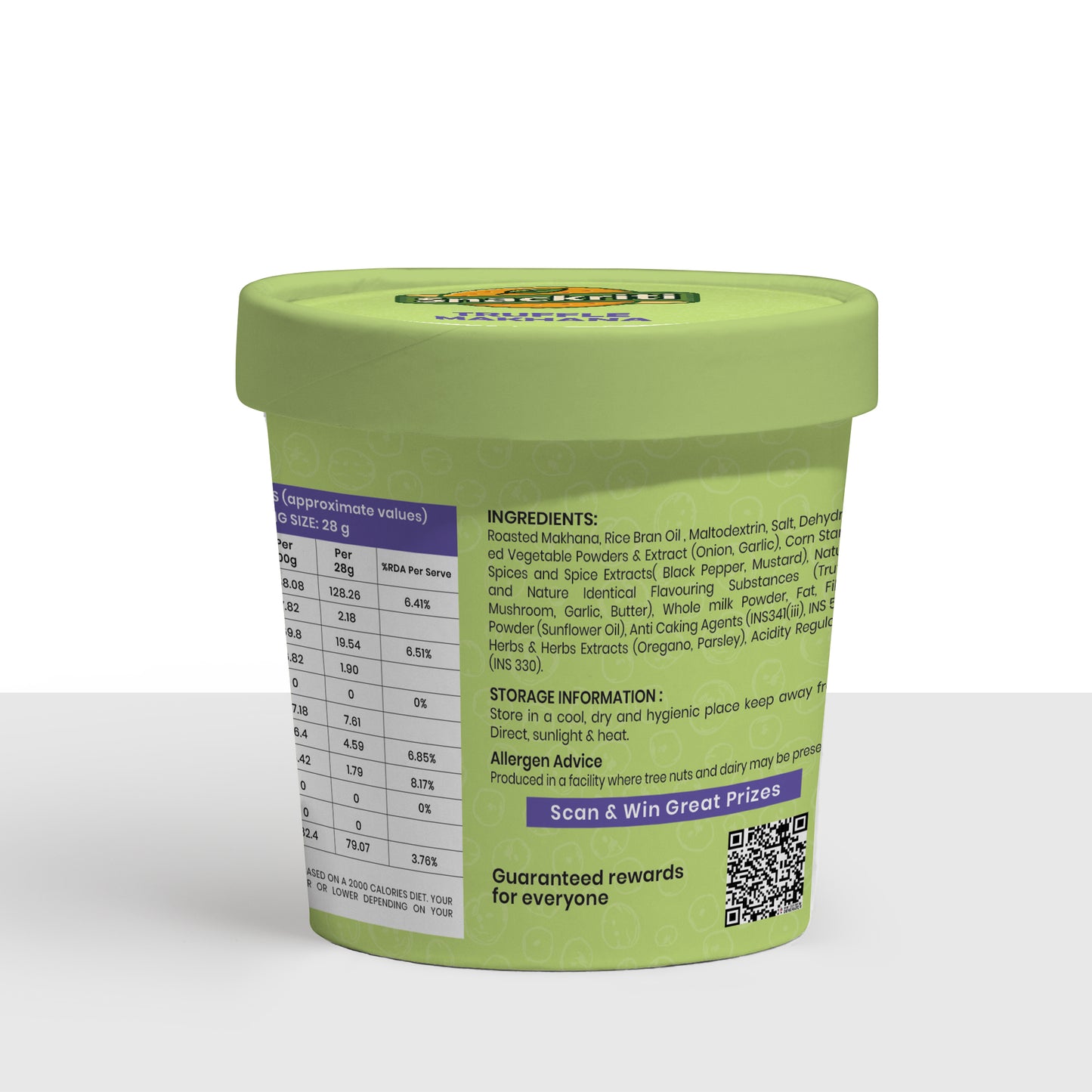 Snackriti Truffle Makhana (30 g) – Gourmet, Crunchy & Irresistible