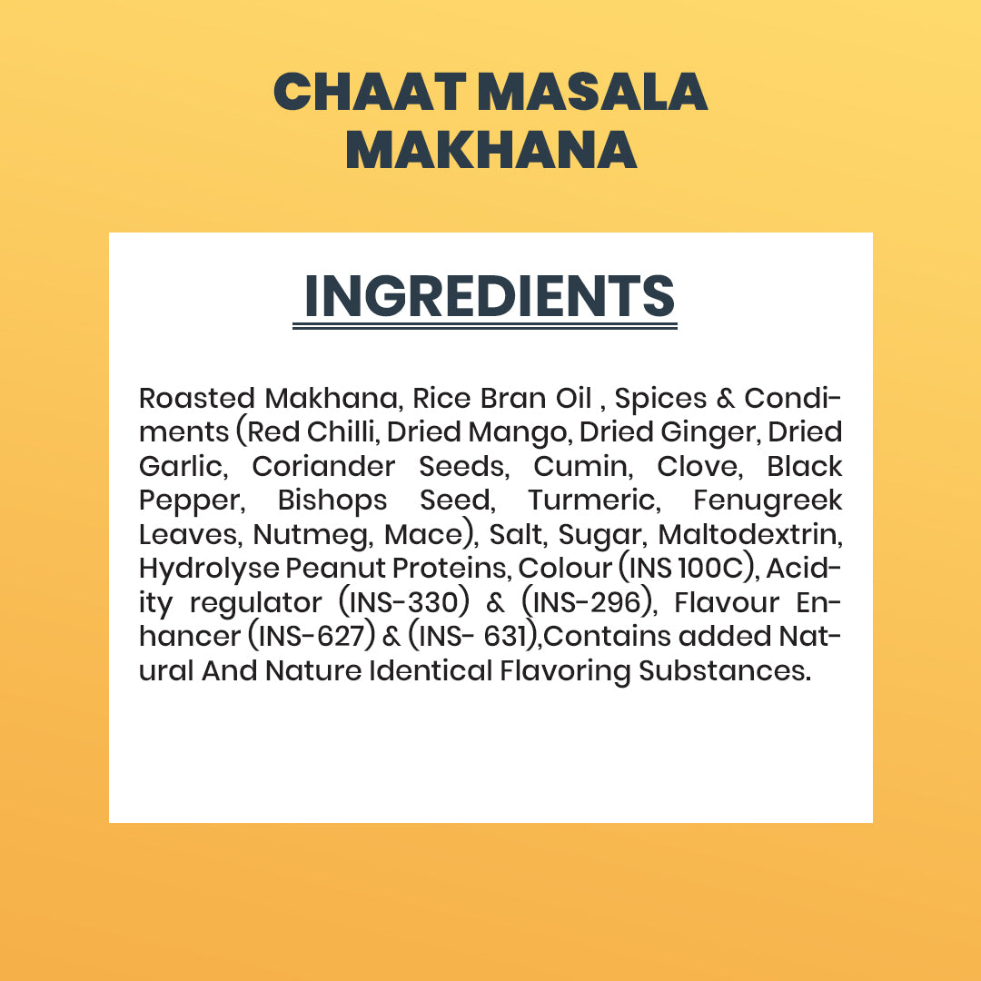 Chaat Masala Makhana (30GM) – Tangy, Crunchy & Healthy