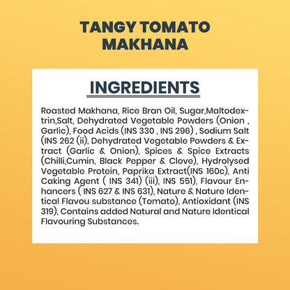 Tangy Tomato Makhana (30GM) – Zesty, Crunchy & Healthy