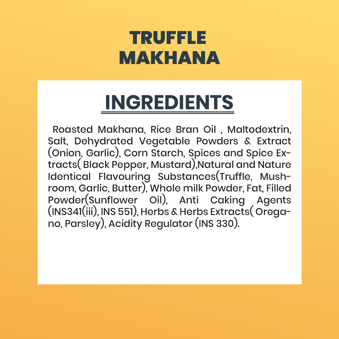 Truffle Makhana (30GM)– Gourmet, Crunchy & Luxurious
