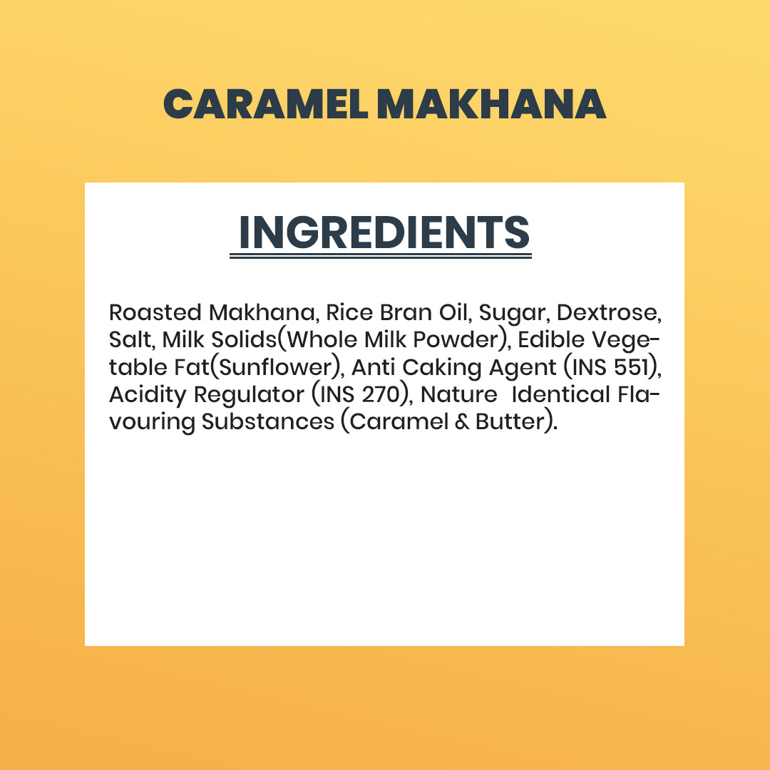 Caramel Makhana (30GM) – Sweet, Crunchy & Wholesome