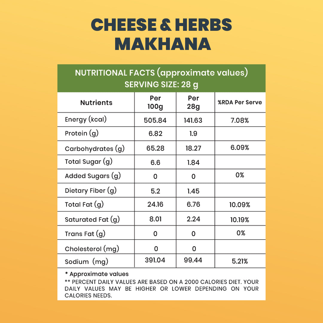 Cheese & Herbs Makhana (30 g)