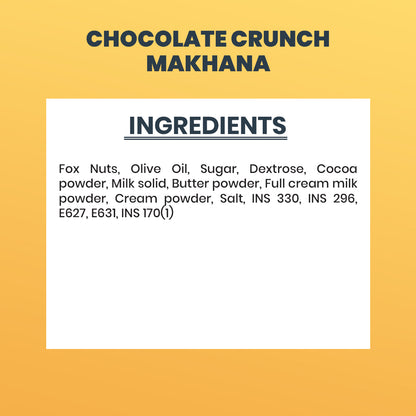 Chocolate Crunch Makhana (30GM)– Sweet, Crunchy & Decadent