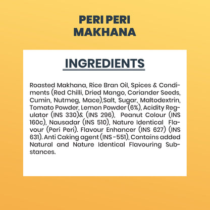Peri Peri Makhana (50GM)-Spicy, Crunchy, and Full of Flavor