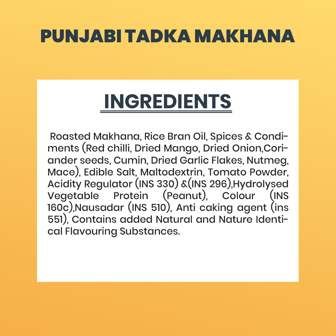 Punjabi Tadka Makhana (30GM)-Feel the Heat, Love the Crunch