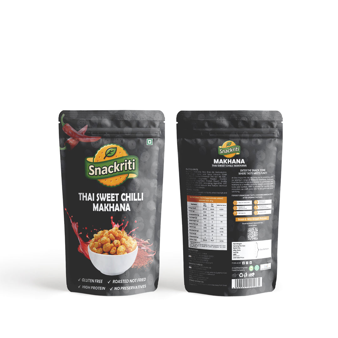 Thai Sweet Chilli Makhana (30GM) – Spicy, Tangy & Crunchy