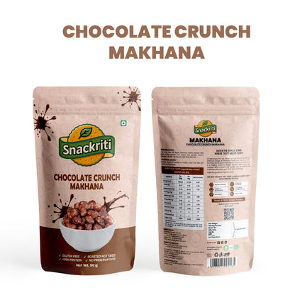 Chocolate Crunch Makhana (50GM)– Sweet, Crunchy & Decadent