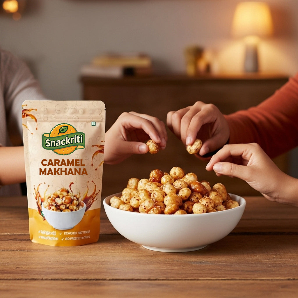 Caramel Makhana (30GM) – Sweet, Crunchy & Wholesome