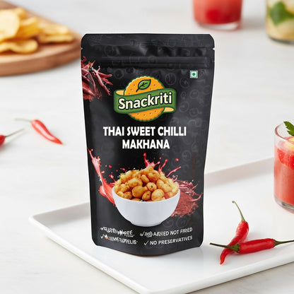 Thai Sweet Chilli Makhana (30GM) – Spicy, Tangy & Crunchy