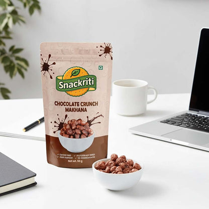 Chocolate Crunch Makhana (50GM)– Sweet, Crunchy & Decadent