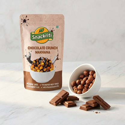 Chocolate Crunch Makhana (30GM)– Sweet, Crunchy & Decadent