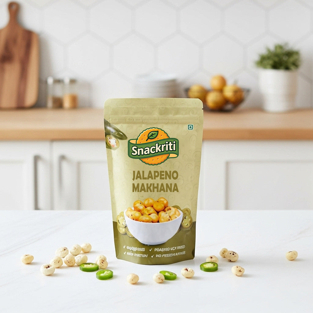 Jalapeno Makhana (30GM)– Spicy, Crunchy & Flavorful