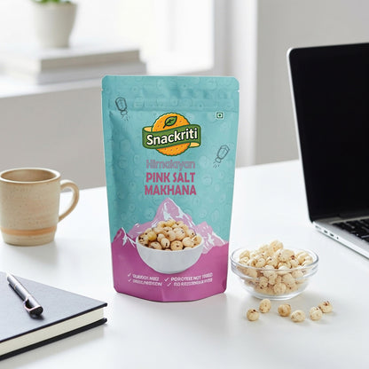 Himalayan Pink Salt Makhana (30GM)– Light, Crunchy & Wholesome