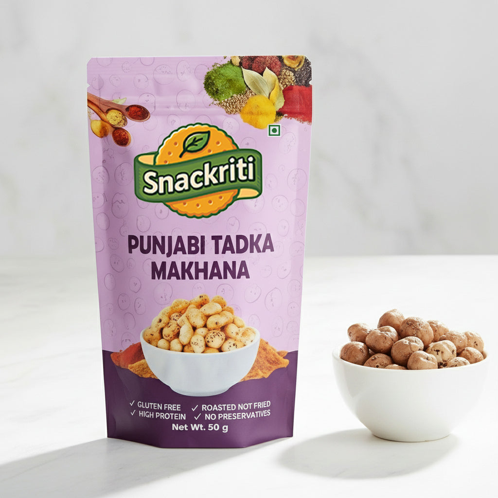 Punjabi Tadka Makhana (50GM)-Feel the Heat, Love the Crunch