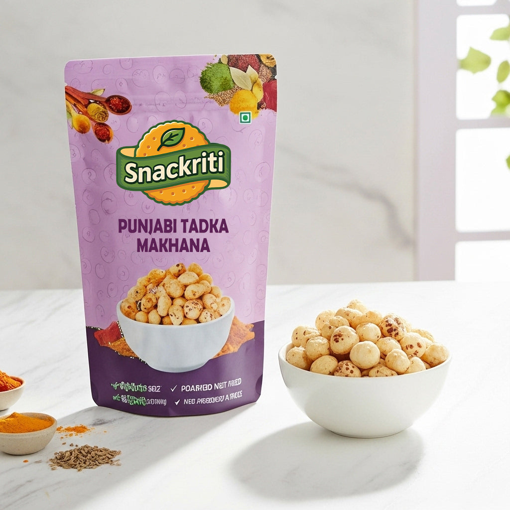 Punjabi Tadka Makhana (30GM)-Feel the Heat, Love the Crunch