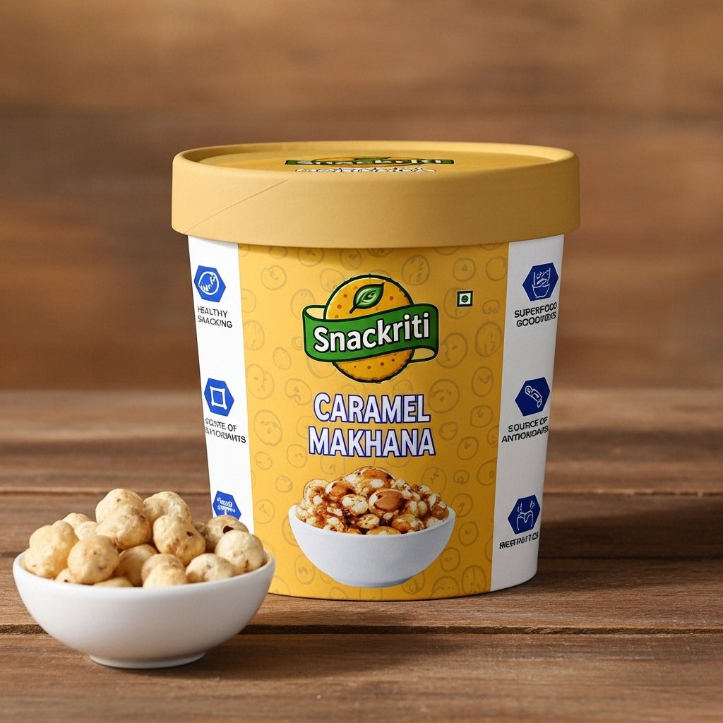 Caramel Makhana (30GM) – Sweet, Crunchy & Wholesome