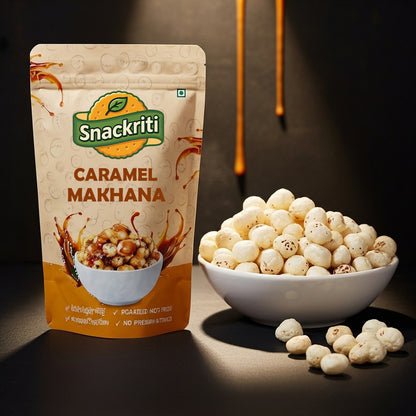 Caramel Makhana (30GM) – Sweet, Crunchy & Wholesome