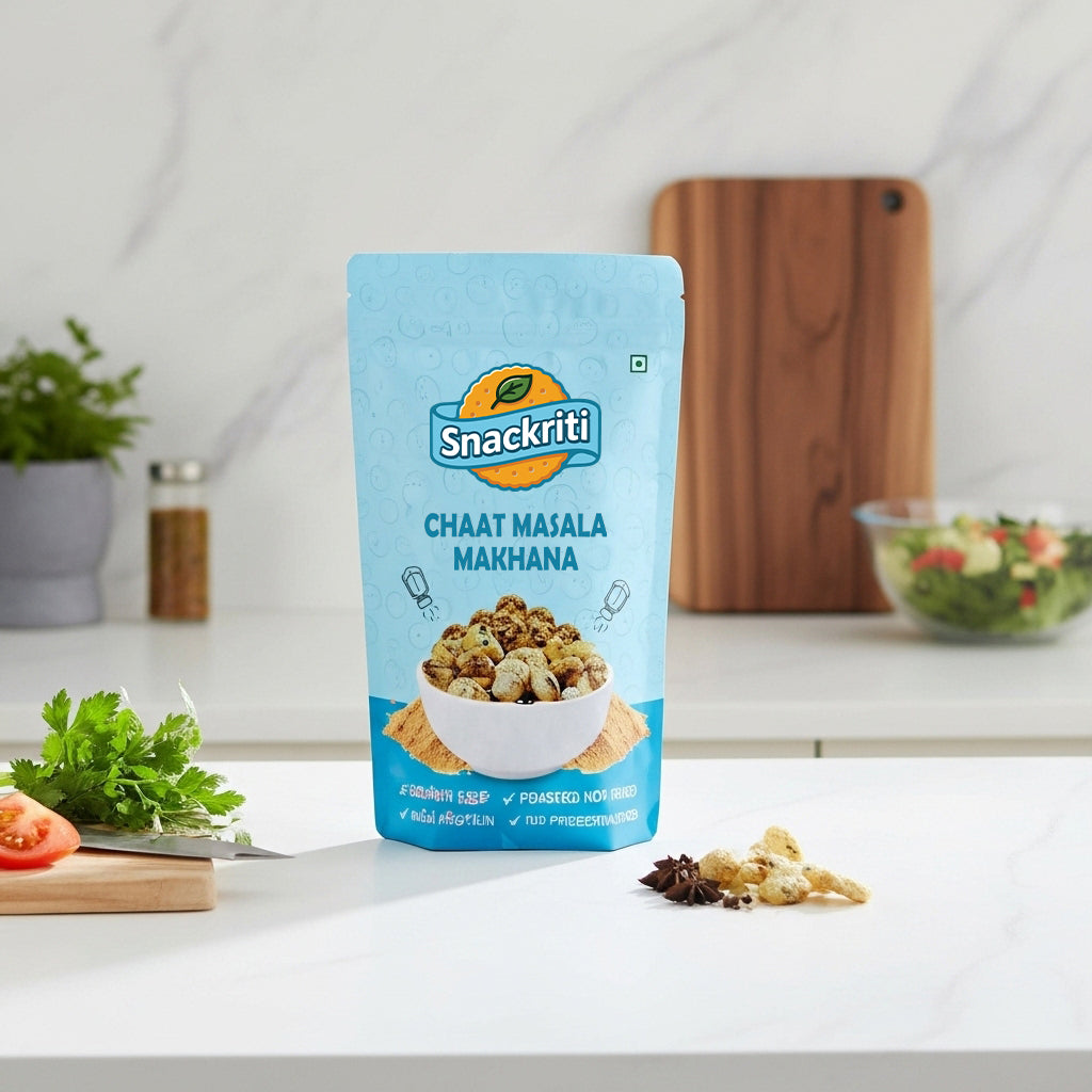 Chaat Masala Makhana (30GM) – Tangy, Crunchy & Healthy