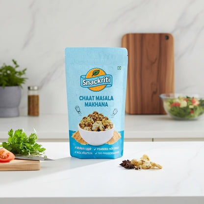 Chaat Masala Makhana (30GM) – Tangy, Crunchy & Healthy