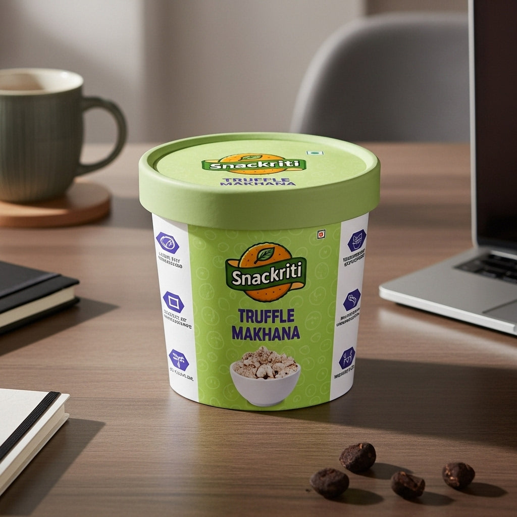 Snackriti Truffle Makhana (30 g) – Gourmet, Crunchy & Irresistible