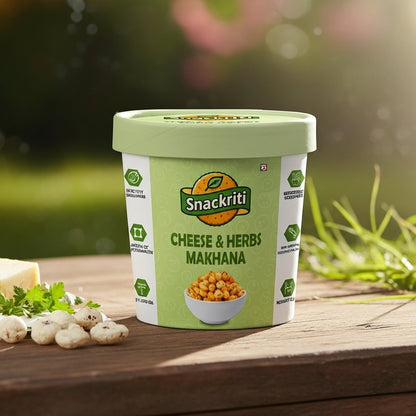 Snackriti Cheese Makhana (30 g) – Cheesy, Crunchy & Irresistible
